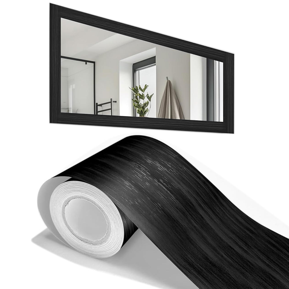 Peel and Stick Wood Grain Border Waterproof Sticker Self Adhesive for Wall