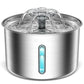 3L Stainless Steel Cat Water Fountain Automatic Electric Pet Drinking Dispenser