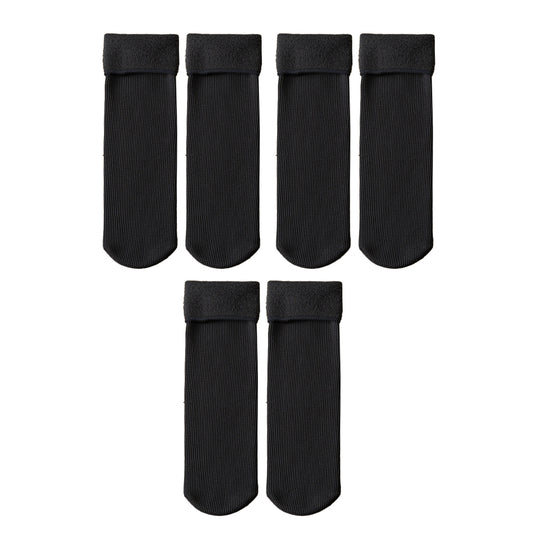 3 Pair Women Warm Plush Thermal Socks Thick Winter Snow Boot Socks