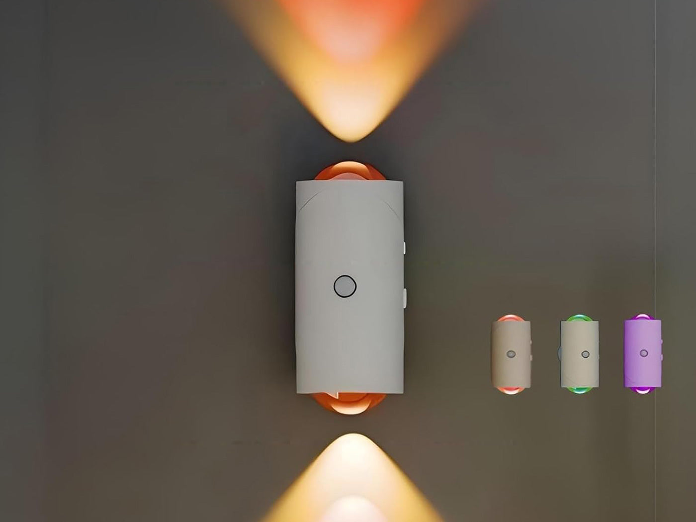 Motion Sensor Night Light Magnetic Wall Light USB Charging Wireless Sunset Lamp