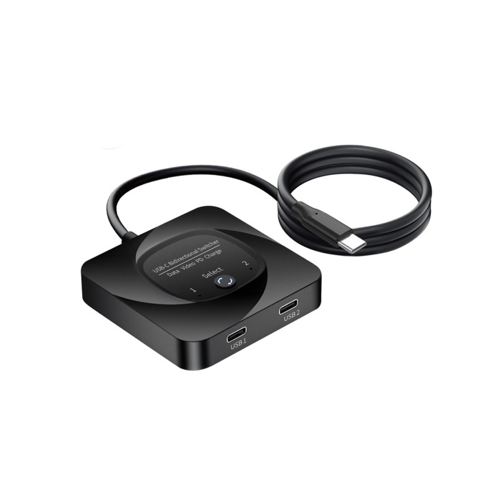 2 Computers USB-C Bidirectional Switcher Support HDR 10Gbps Data Transmission