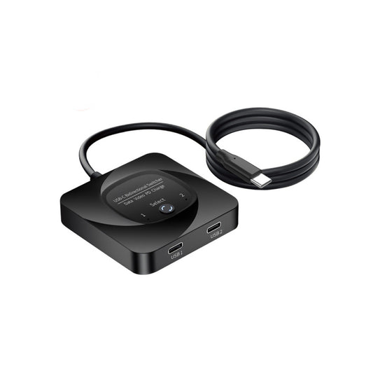 2 Computers USB-C Bidirectional Switcher Support HDR 10Gbps Data Transmission