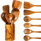 7 Piece Kitchen Utensil Cooking Spoon Set with Holder