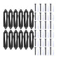 12Pcs Skull Hanger Skull Wall Mount Bracket Hangers Kit Deer Hanger