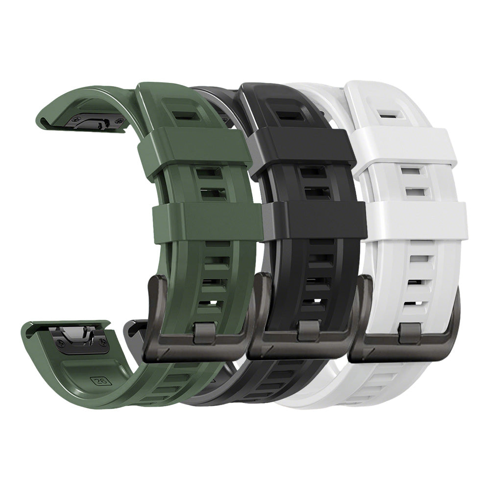 3 Pack Quick Release Watch Bands for Garmin Fenix 5 6 7 8 22mm 26mm Silicone