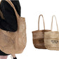 Women's Paper Woven Mesh Hollow Tote Shoulder Bag