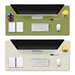 Dual-Sided Leather Desk Pad and Mouse Mat