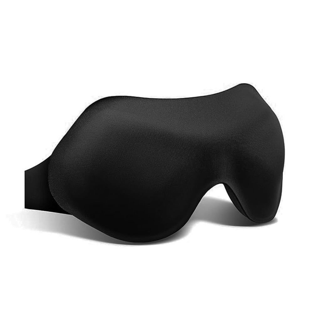 3D Full Blackout Sleep Mask Cooling Memory Foam Eye Mask Adjustable Headband