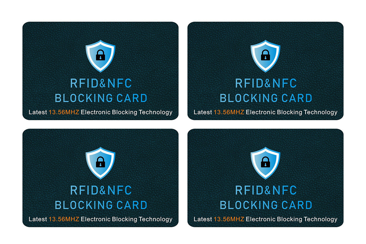 4 Pack RFID NFC Anti Theft Cards Wallet Passport Protector