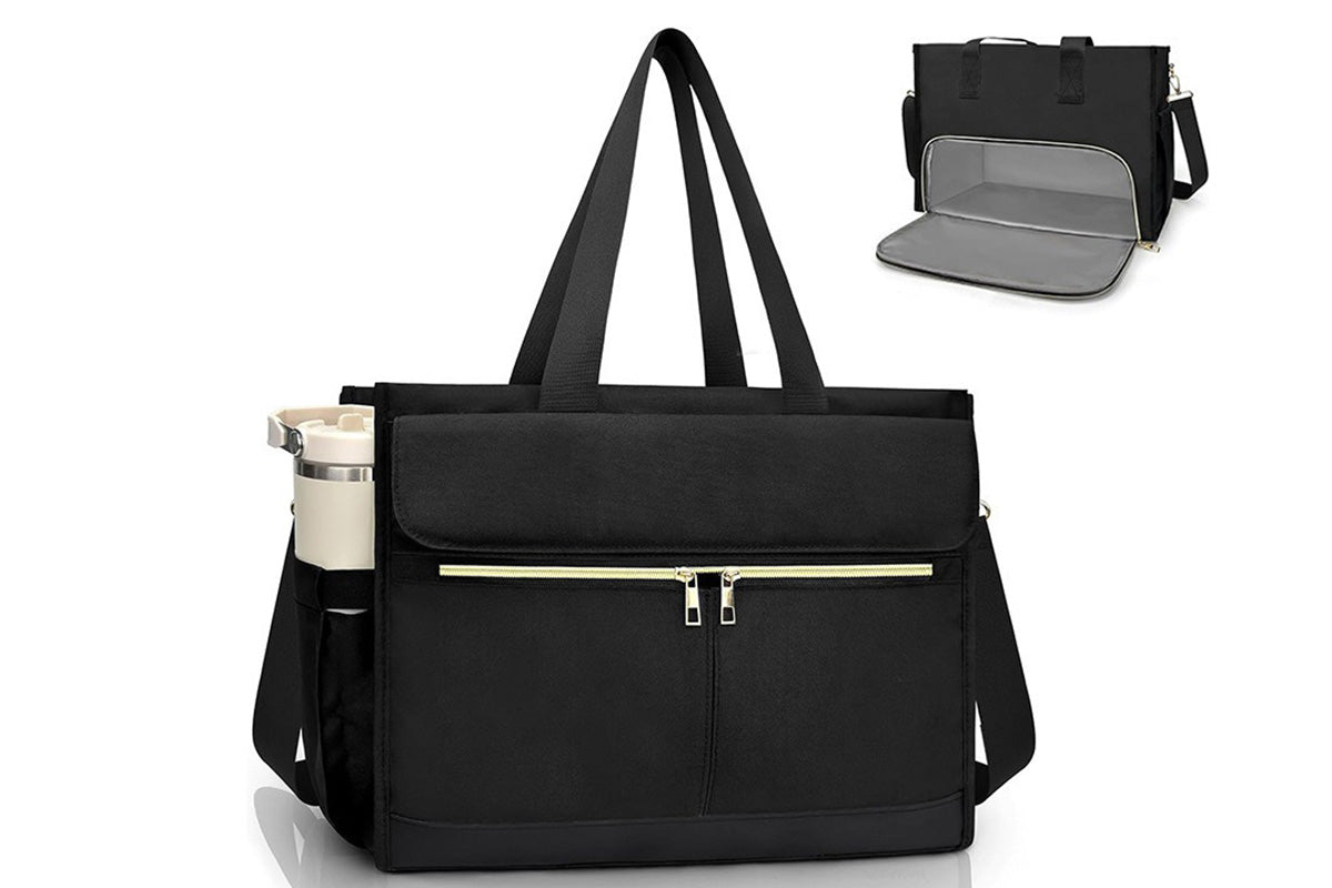 Lunch Tote Bag With Insulated Lunch Box Compartment For Travel And Leisure