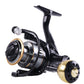 Spinning Fishing Reel HE Series 5000 6000 7000 Size 12 Ball Bearings 10kg Drag