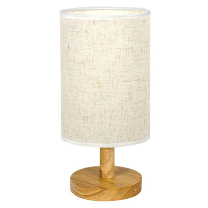 Small Bedside Night Table Lamp For Bedroom Minimalist Nightstand Lamp With Round Shade