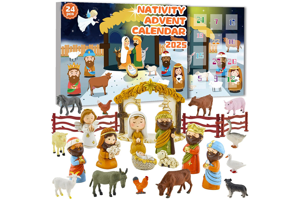 Nativity Advent Calendar for Jesus Birth Scene Blind Box