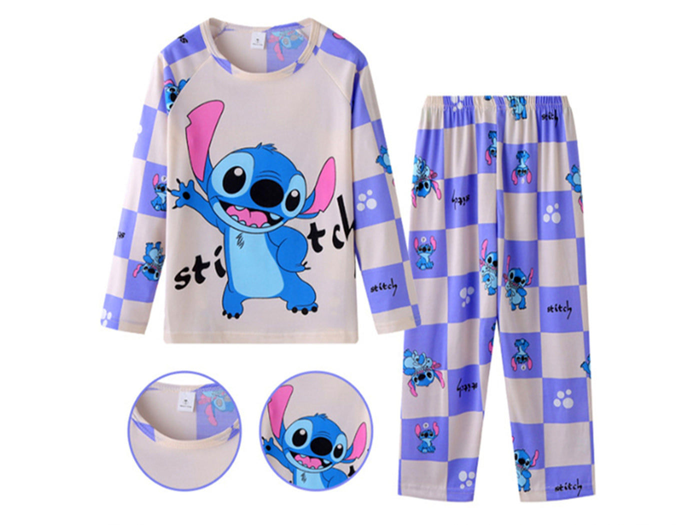 Stitch Inspired 2-Piece Children's Pyjamas Set