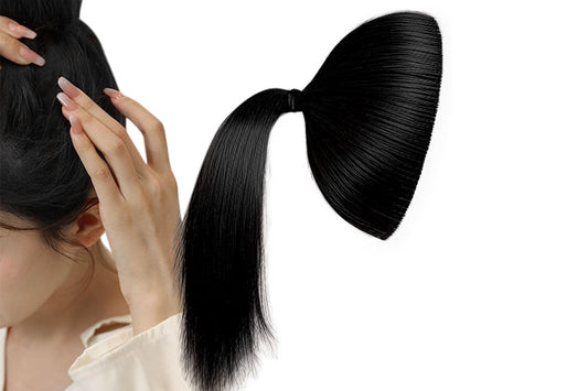 Invisible Hair Volume Pad for High Ponytail Bun Extension Natural Look