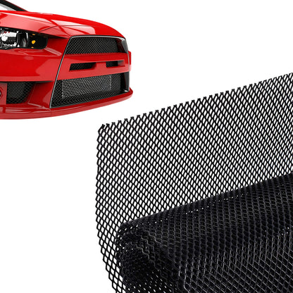 100 x 33cm Grille Mesh Aluminium Alloy Car Bumper Vent Metal Grille Net 3x6mm