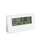 Digital Desktop Clock with Temperature Humidity Display-Opaque (with light)