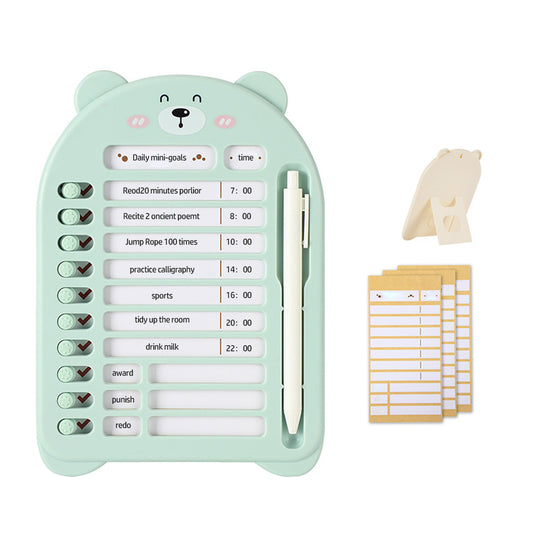 My Chores Chart Memo Board Kids Elder To Do List Planner Notes with Pen Slot