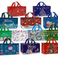 12PCS Christmas Gift Bags Large Reusable Christmas Tote Bags For New Year Party Supplies