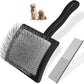 2-Piece Dog Slicker Brush & Comb Set for Grooming Detangling & Hair Removal