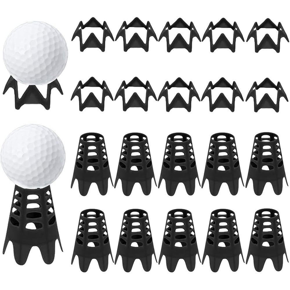 Reusable Plastic Golf Tees Lightweight for Indoor and Outdoor Golf Practice