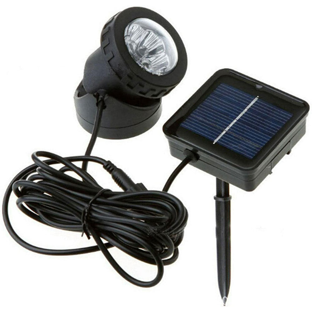 6LED Solar Spot Lights Outdoor Garden Landscape Yard Lawn Lamp