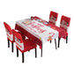 Christmas Tablecloth with 4 Chair Cover-Santa Claus