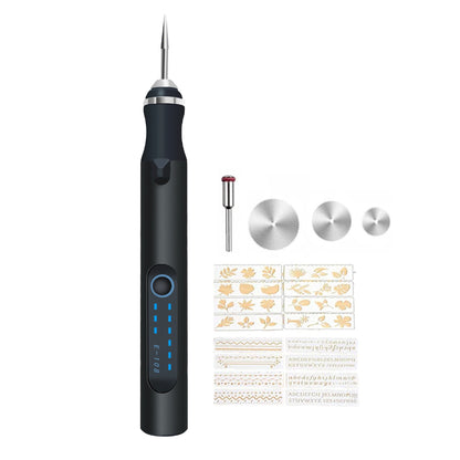 Engraving Pen Kit Cordless Engraver Wood Stone Electric Rechargeable