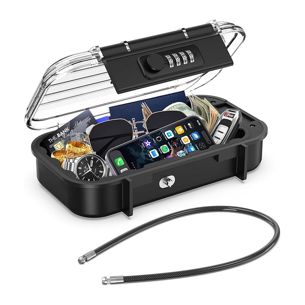 Portable Anti-Theft Mini Travel Security Box with Code