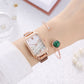 Fashion Square Watch Bracelet Set for Women