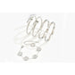 5Pcs Stainless Steel Open Cuff Bracelets and Chain Bracelet Set