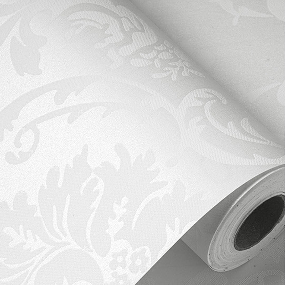 Embossed Floral Wallpaper Non-Woven 3D Wall Paper for Home Decoration