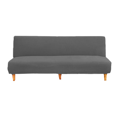 Armless Couch Cover Stretch Sofa Cover with Elastic Bottom