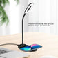 Multi-functional Adjustable LED Desk Lamp with Wireless Charger Touch Control 3 Brightness for Office