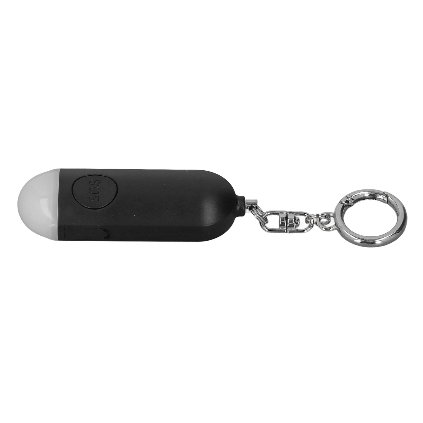 Personal Security Alarm Portable USB Rechargeable LED Light Versatile Self-Defense Keychain