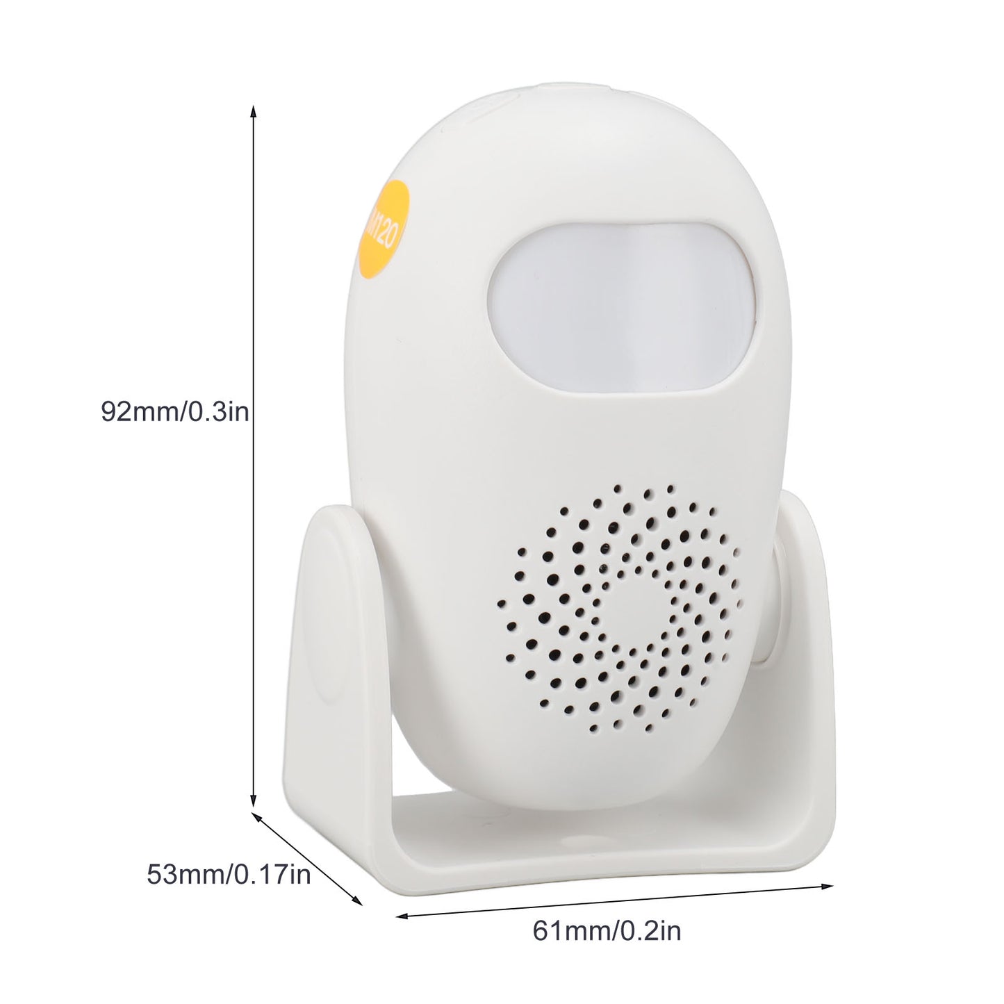 Motion Sensor Doorbell Smart Welcome Infrared Sensor Doorbell with Remote Control for Home Shop Office