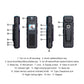 1080P Night Vision Wide Angle Clip-on Camera Recording Device for Outdoor Riding Meeting