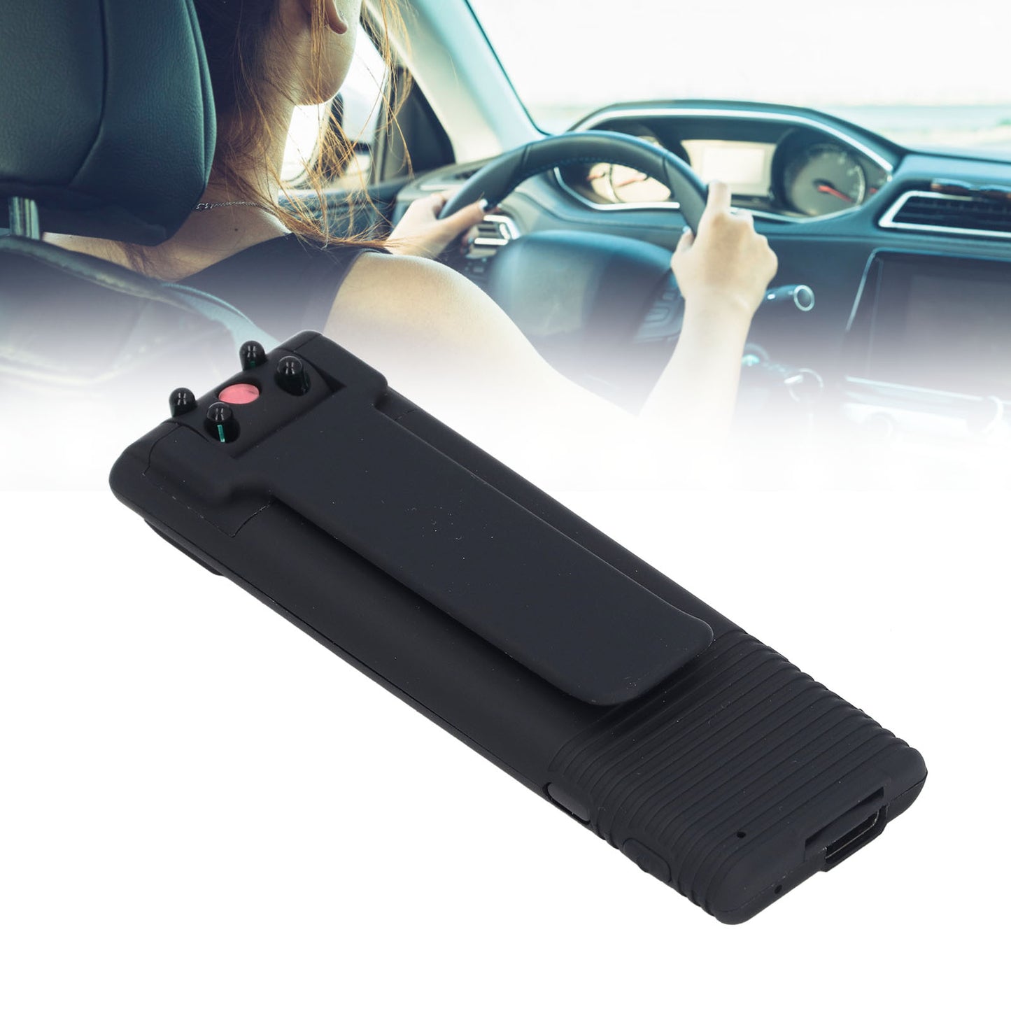 180 Degree Rotating 1080P Night Vision Back Clip Camera
