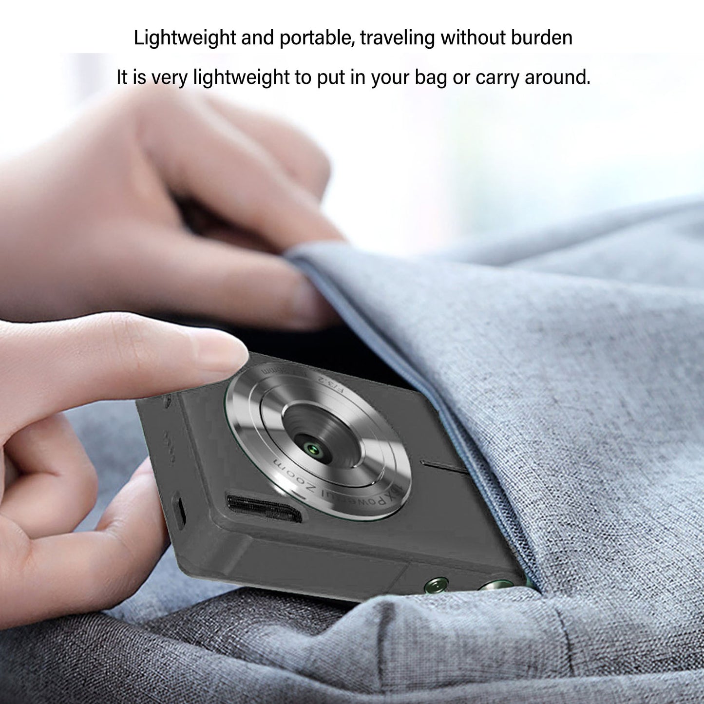 44MP 1080P HD Digital Camera 16X Zoom Auto Focus 2.5 Inch IPS Display Anti Shake