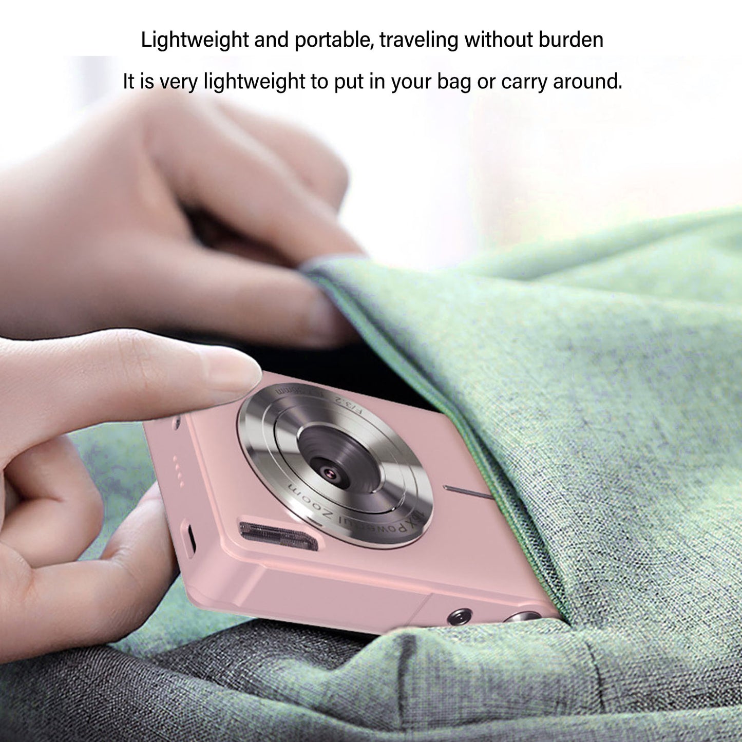 44MP 1080P HD Digital Camera 16X Zoom Auto Focus 2.5 Inch IPS Display Anti Shake