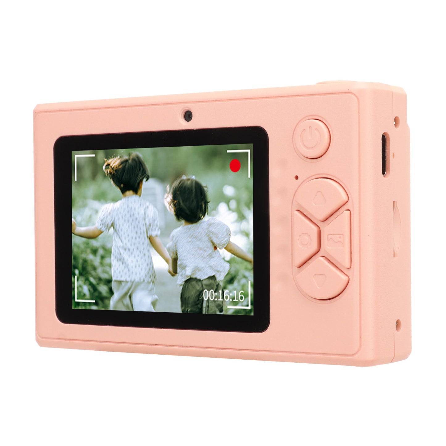 Kids 1080P Rechargeable Digital Camera Dual Lens 40MP Video Camera with 8X Digital Zoom IPS Screen with 32G Memory Card