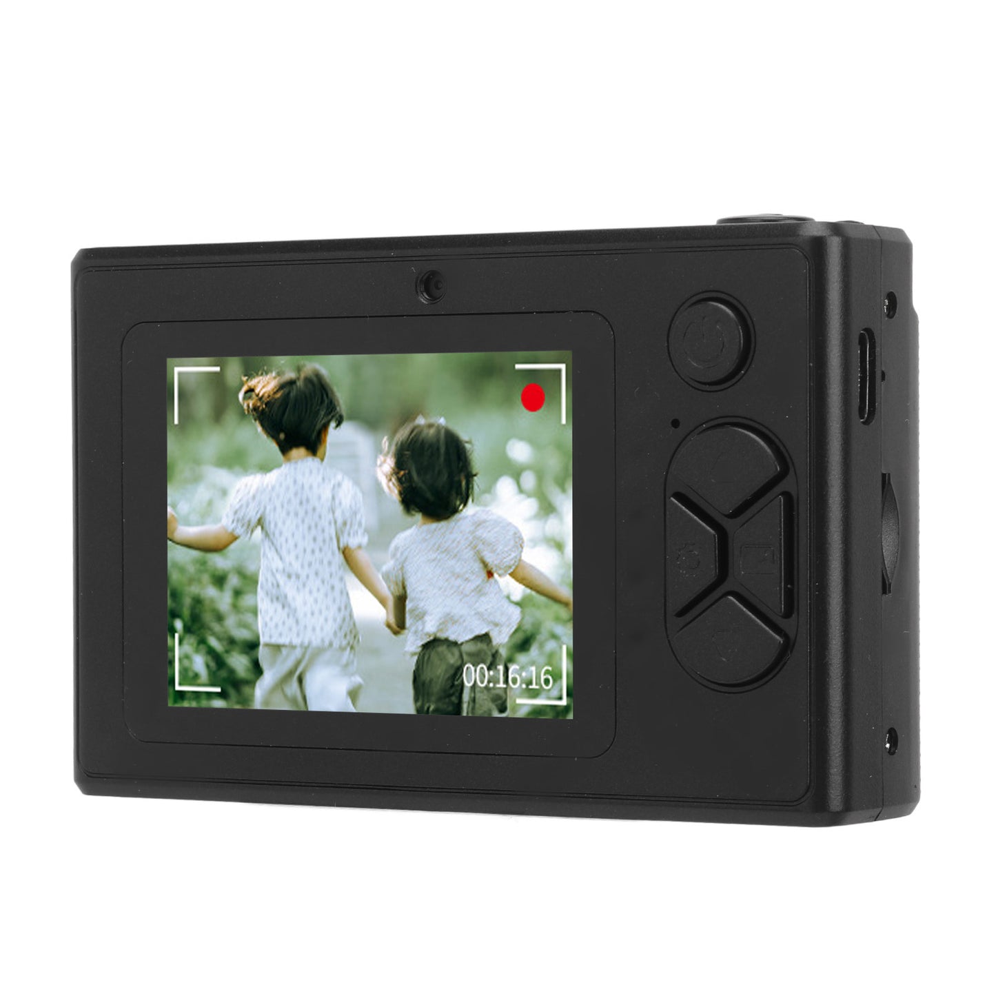 Kids 1080P Rechargeable Digital Camera Dual Lens 40MP Video Camera with 8X Digital Zoom IPS Screen with 32G Memory Card