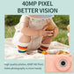 Kids 1080P Rechargeable Digital Camera Dual Lens 40MP Video Camera with 8X Digital Zoom IPS Screen with 32G Memory Card