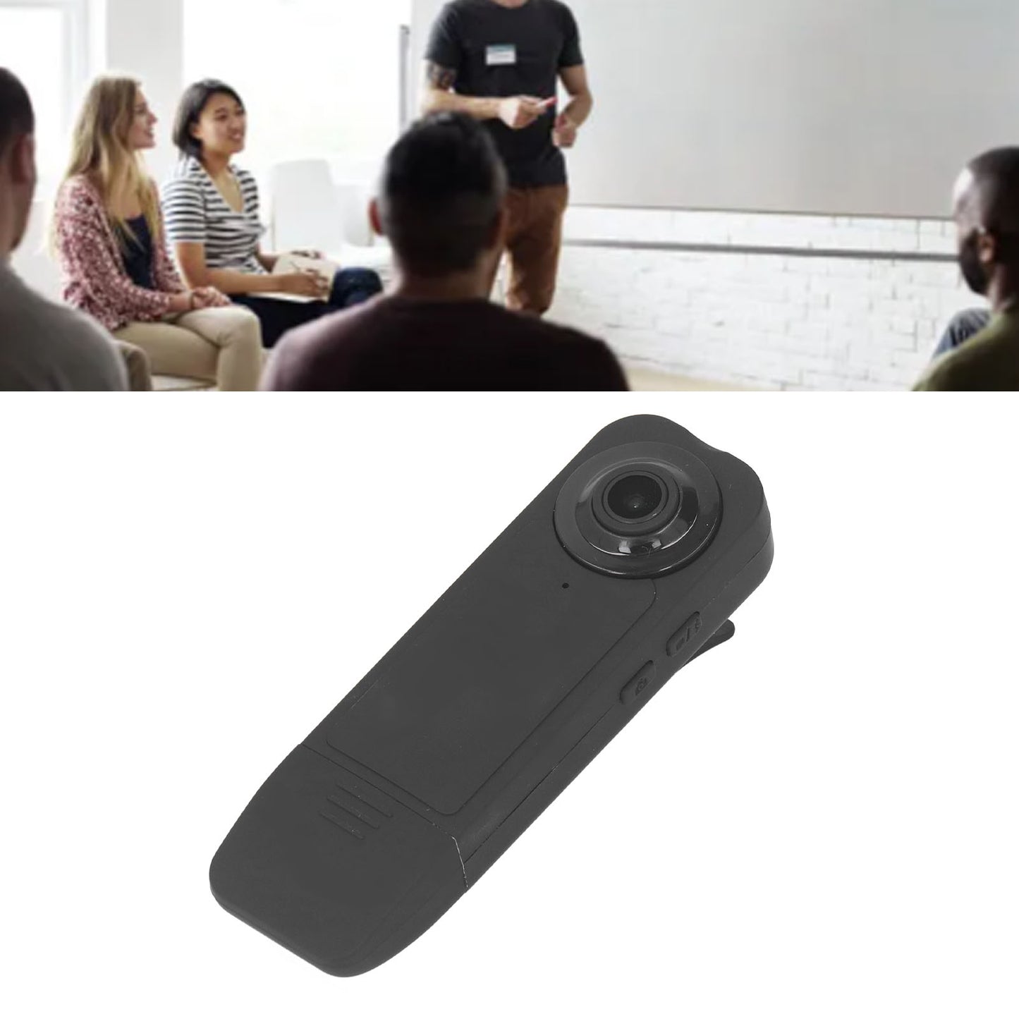 1080P Night Vision Wide Angle Clip-on Camera Recording Device for Outdoor Riding Meeting