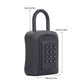 Waterproof Key Lock Box Six Digit Password Wall Mounted Combination Keyboard Storage Box