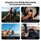 Silicone Quick Release Adhesive Neck Mount Cell Phone Holder Chest Stand for IOS 15 14 13 12 Series Video Recording
