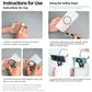 Silicone Quick Release Adhesive Neck Mount Cell Phone Holder Chest Stand for IOS 15 14 13 12 Series Video Recording