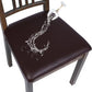 2Pcs Waterproof  PU Leather Stretch Seat Cushion Cover
