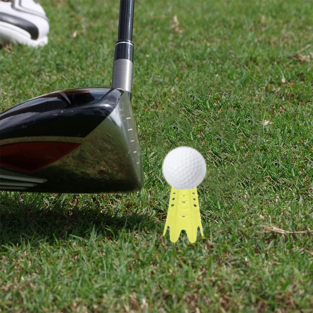 Reusable Plastic Golf Tees Lightweight for Indoor and Outdoor Golf Practice