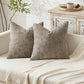 2 Pack Chenille Knit Throw Pillow Covers for Couch Bed